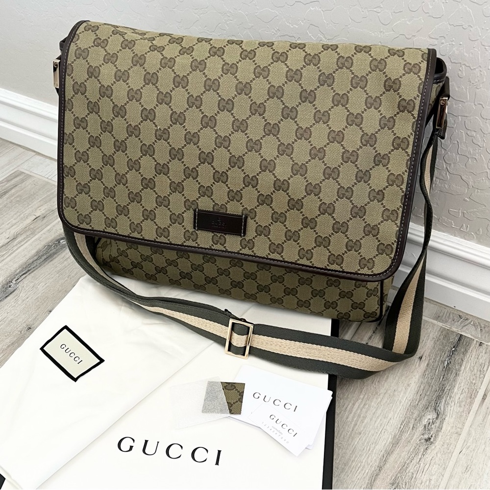 Gucci Brown Messenger Bag